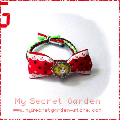 Candy Candy  キャンディ・キャンディ Candice White Ardlay Anime Cabochon Hair Bows Hair Ties Bobbles Bracelet / Hair Clip